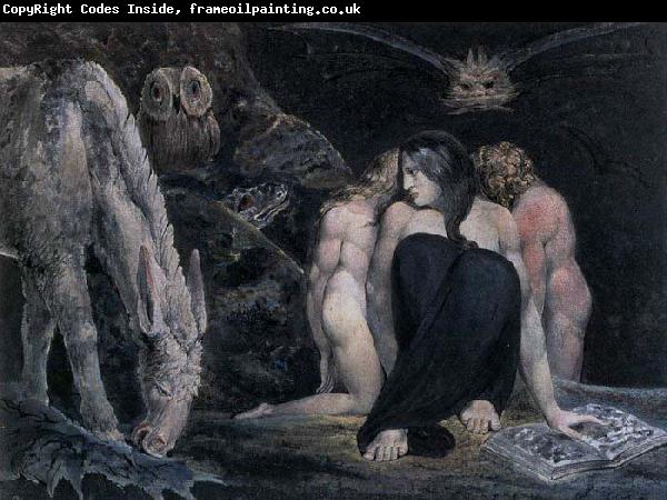 William Blake Hecate or the Three Fates